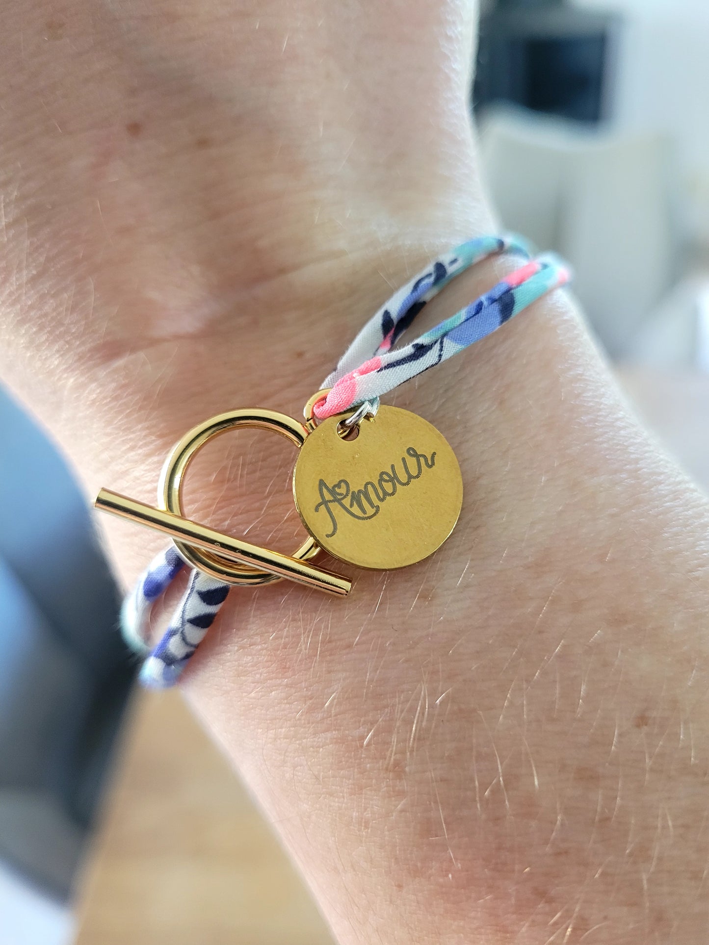 Bracelet tissu personnalisable