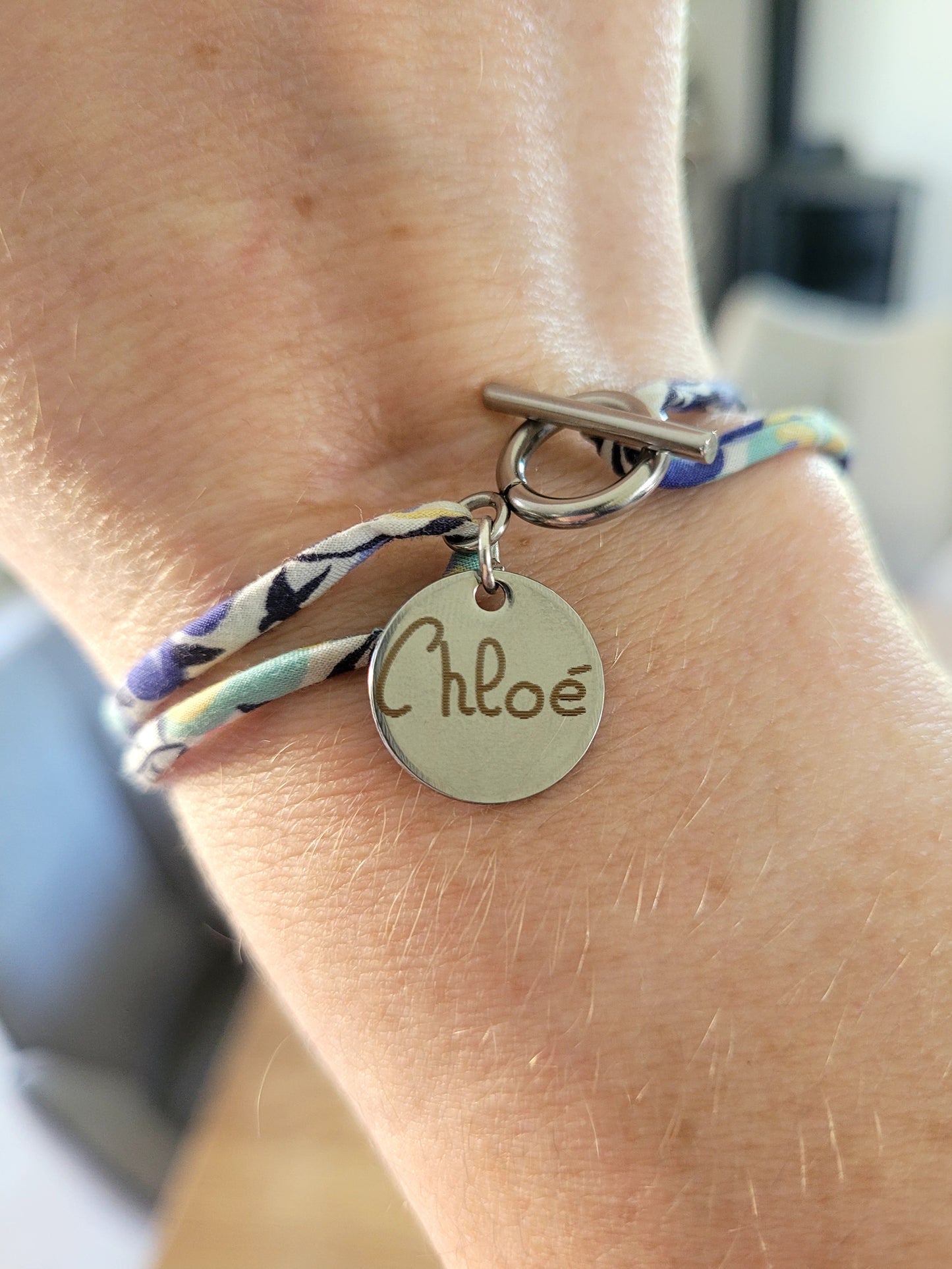Bracelet tissu personnalisable