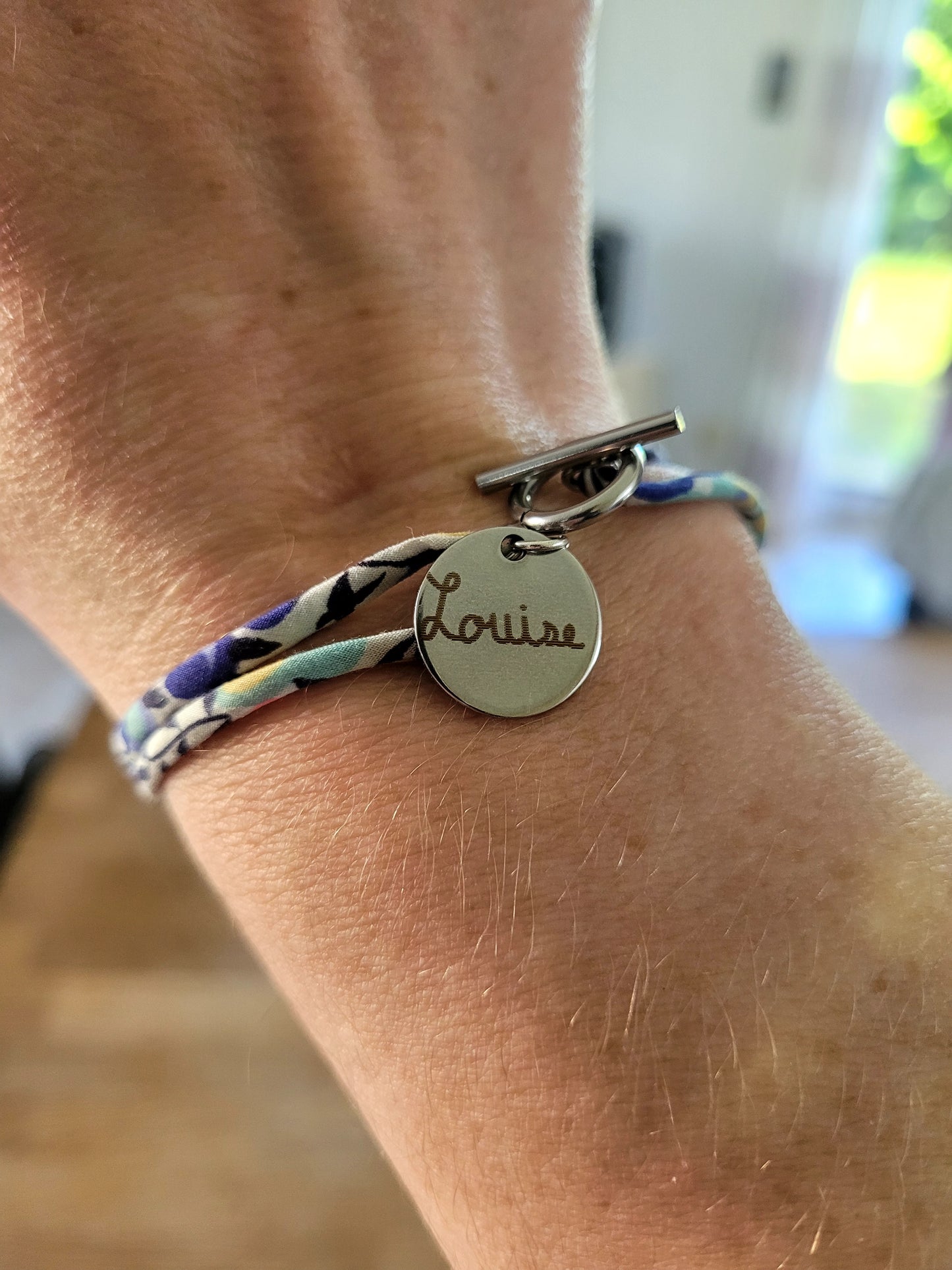 Bracelet tissu personnalisable