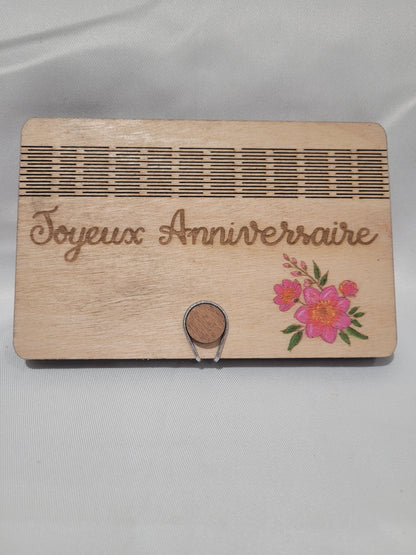 Enveloppe cadeau personnalisable