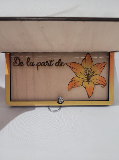 Enveloppe cadeau personnalisable