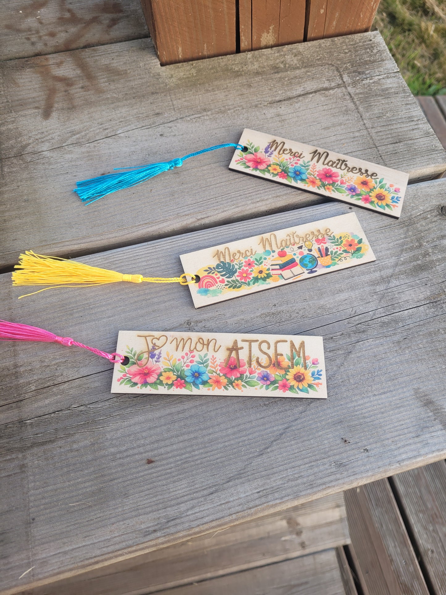 Marque-page en bois