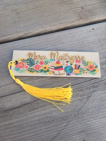 Marque-page en bois