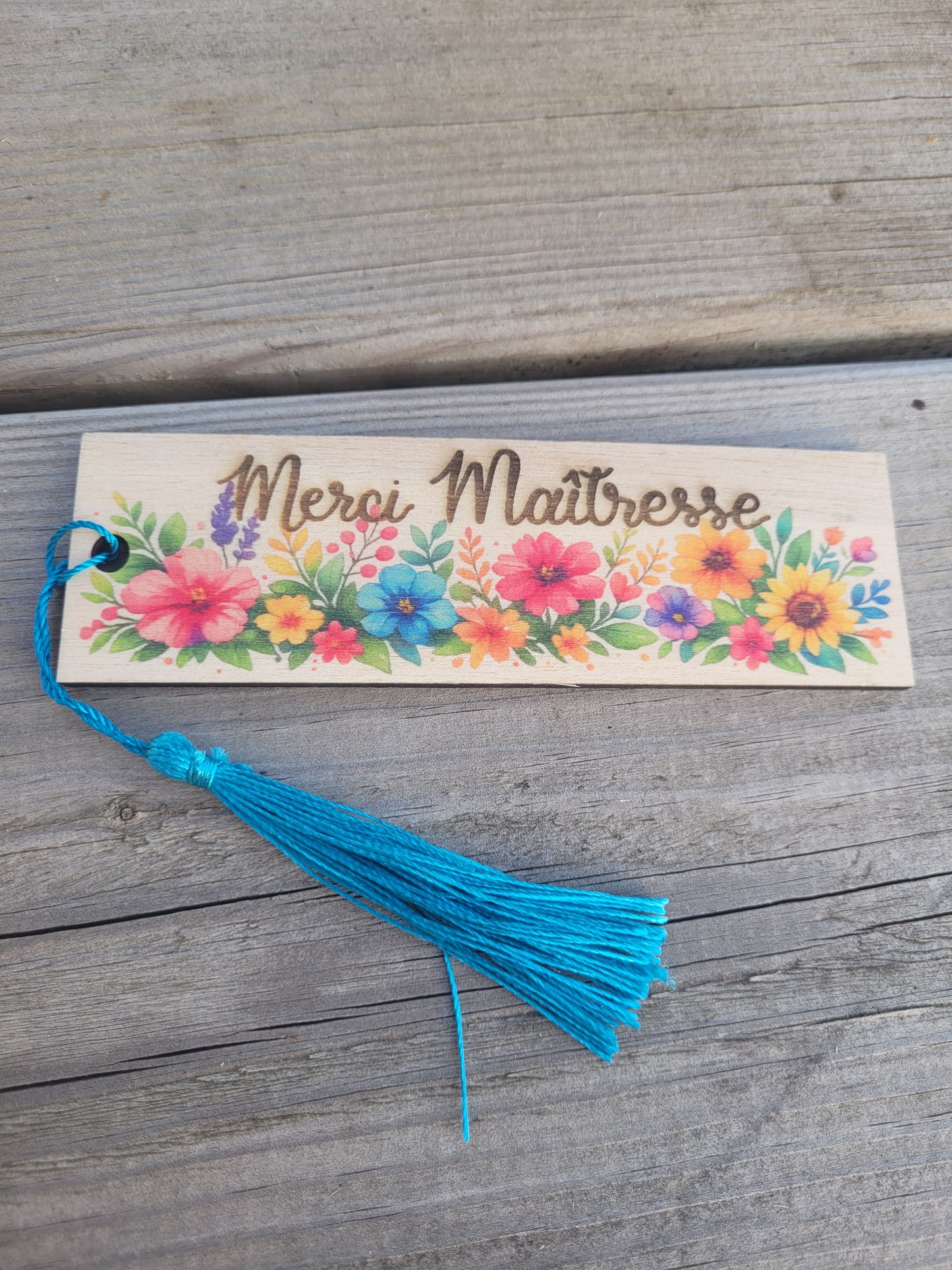 Marque-page en bois