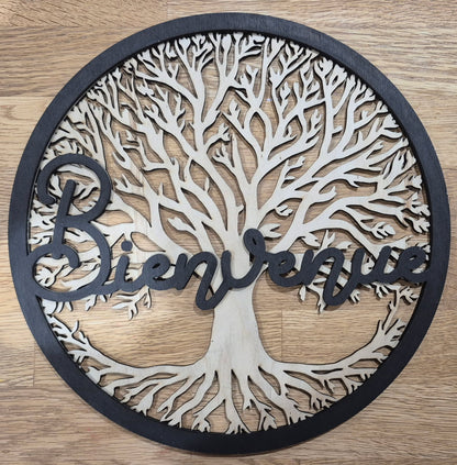Panneau décoratif thème arbre de vie