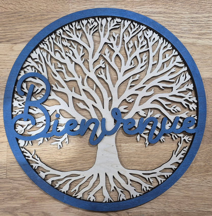 Panneau décoratif thème arbre de vie
