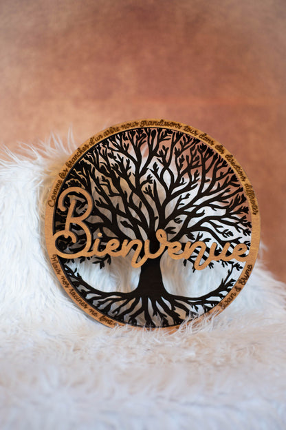 Panneau décoratif thème arbre de vie
