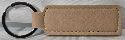 Porte-clé cuir rectangle