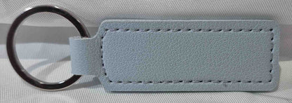 Porte-clé cuir rectangle