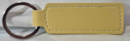 Porte-clé cuir rectangle