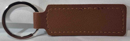 Porte-clé cuir rectangle