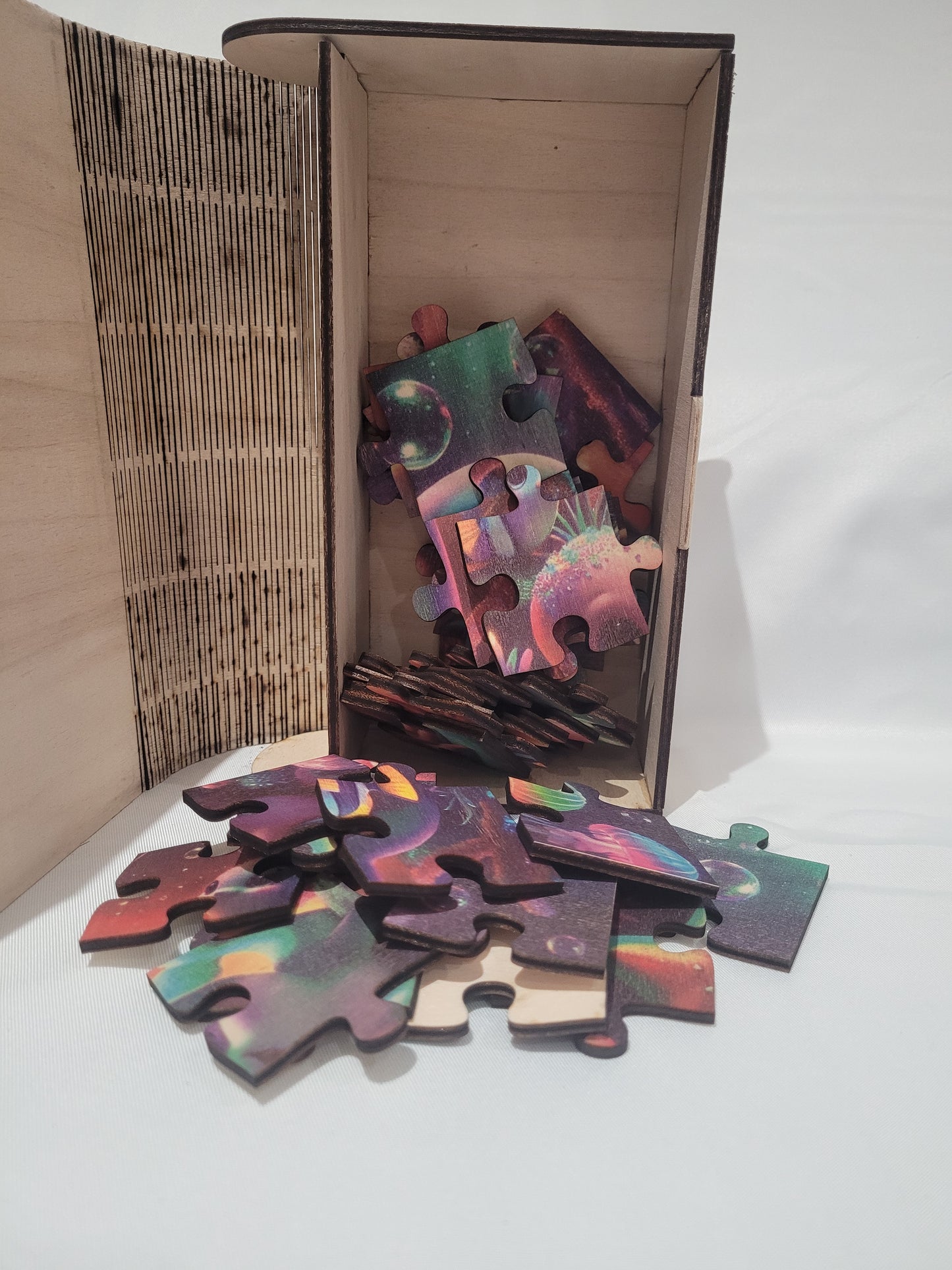 Puzzle en bois avec boite de rangement