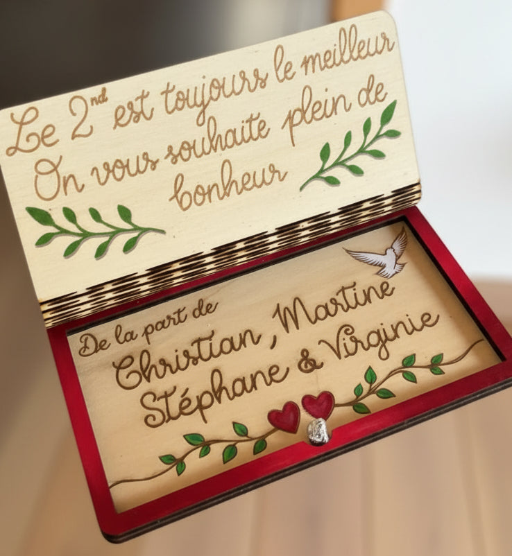 Enveloppe cadeau personnalisable