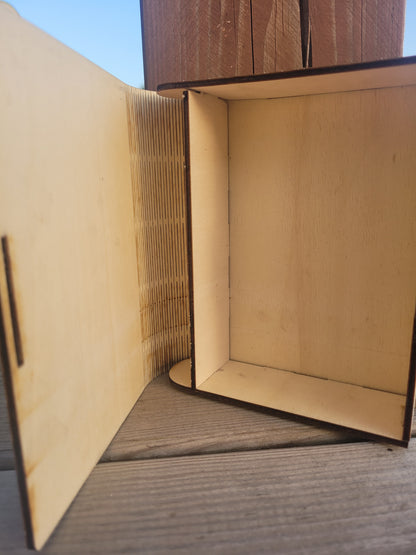 Boîte de rangement en forme de livre